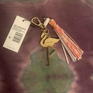 Brahmin flamingo tassel